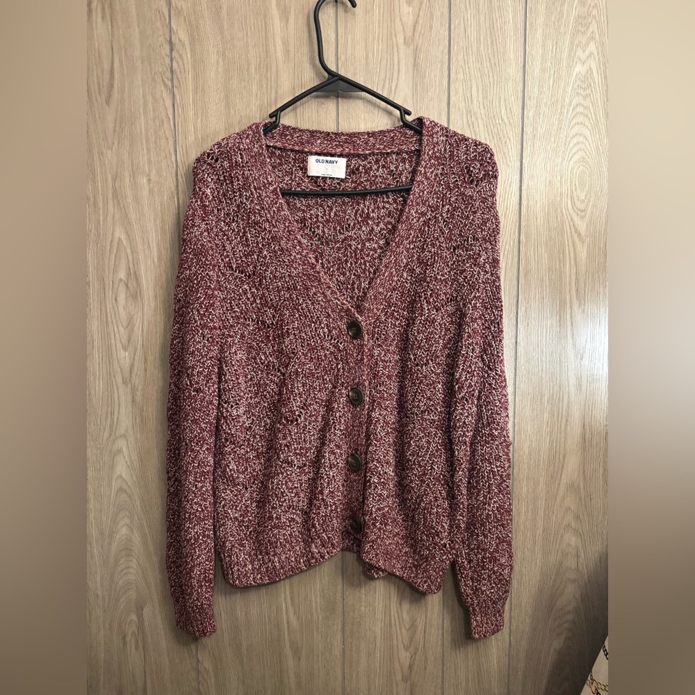 Old Navy Maroon Sweater - Picture 1 of 4